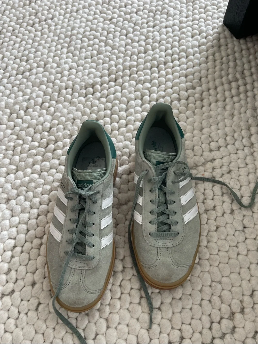 Adidas Green Suede Gazelle Sneakers